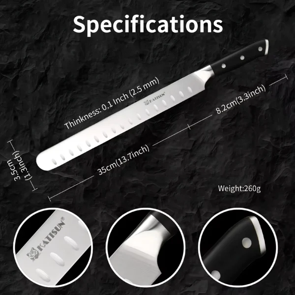 10-inch Carbon Steel Chef Knife for Beef