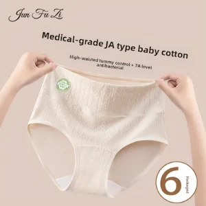 High Waist Cotton Underwear