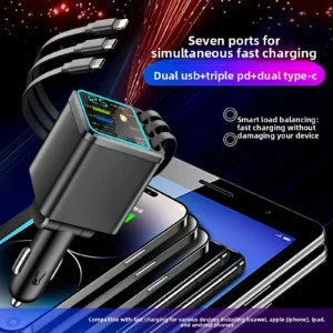 car-Mounted Starry Sky Ceiling Multi-Head Phone Charger