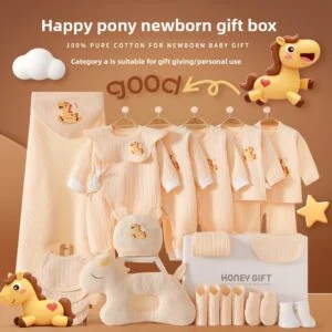 Cotton Newborn Baby Gift Box Clothing Set