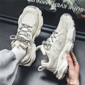 Mens Breathable Mesh Casual Sports Shoes