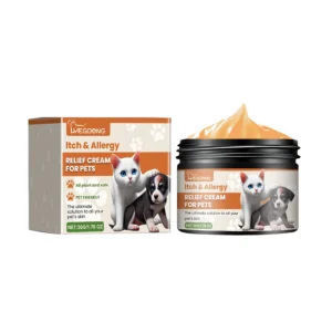 Pet Itch & Allergy Relief Cream, Soothing Skin For Dogs & Cats, Natural Herbal Extracts For Itch, Bites & Irritated Skin, 50g