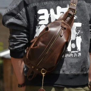 Men's Lightweight Leather Bag