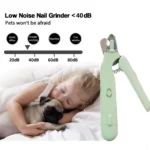 2 in 1 Pet Nail Clippers with Led Light Dog Cat Special Bloo
