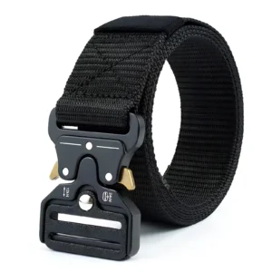 Men’s Tactical Canvas Belt with Automatic Buckle