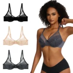 French Lace Bra Ultra Thin Mesh