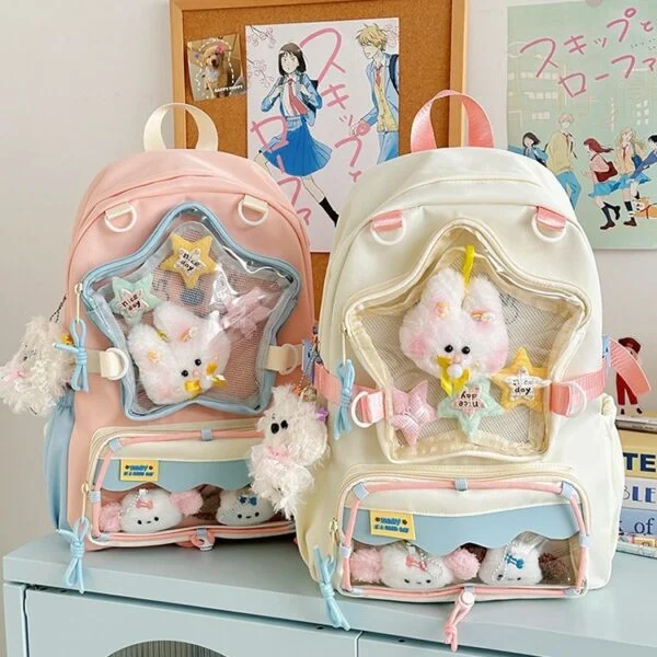 Cute Star Design School Backpack