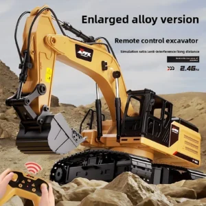 Children’s oversized remote control excavator toys