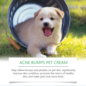 Pet Acne & Bumps Skin Cream, Soothing Skin For Dogs & Cats, Relief Redness Irritated Skin With Calendula & Ganoderma Extract