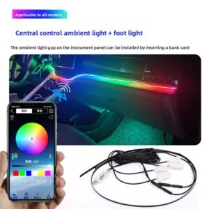 USB Voice-Controlled Car Interior LED Light