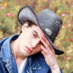 Roll Up Brim Western Sun Hat