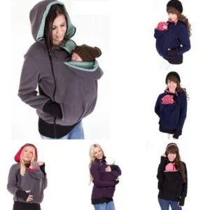 Women's 3-in-1 Babywearing Hoodie Coat