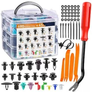 725-Piece Automotive Push Retainer Clip Kit