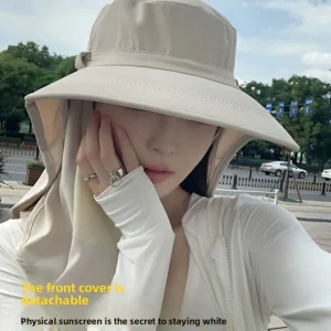 Sun Protection Hat with Face Cover
