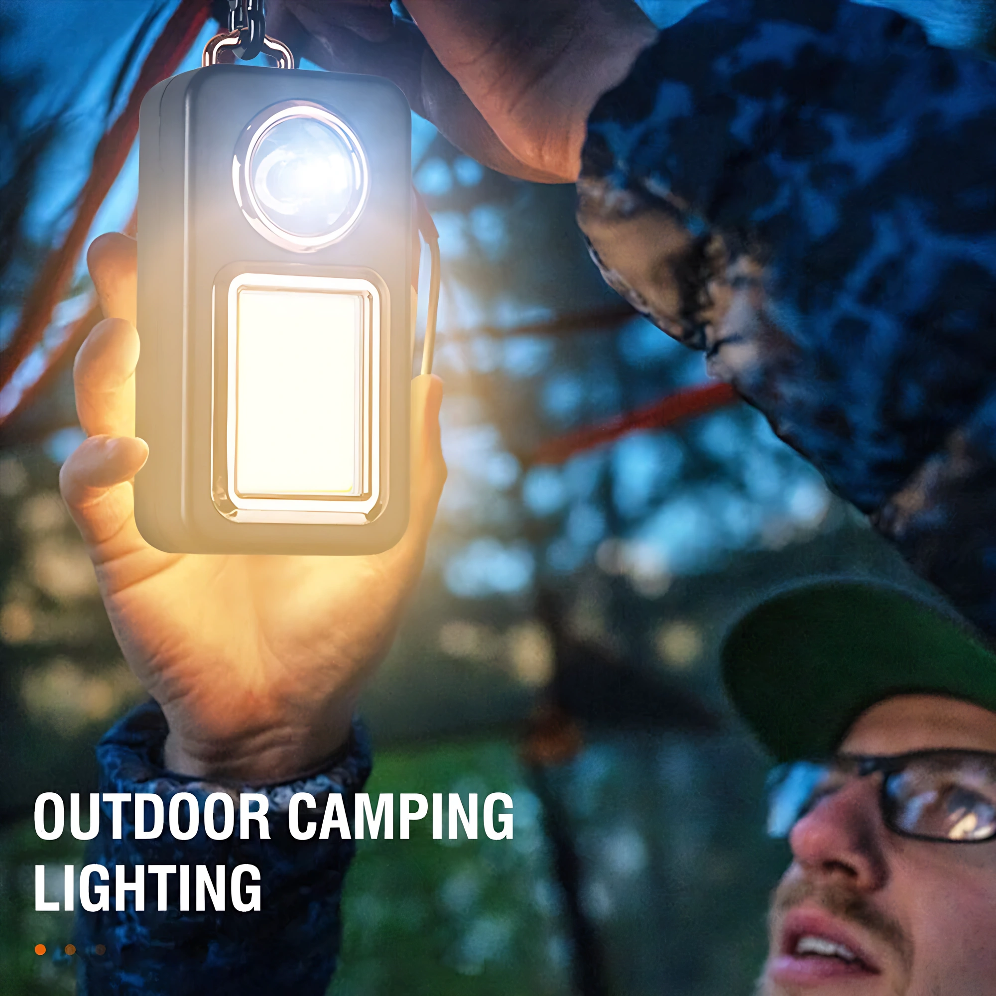 Solar Portable LED Camping Light Lantern Tent Lamp Rechargea