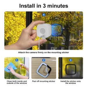 Wireless HD 360-Degree Indoor Outdoor Security Camera