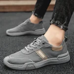 Men's Breathable Slip-On Canvas Sneakers