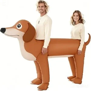 Dachshund Dog Inflatable Clothes Couple Double Inflatable Cl