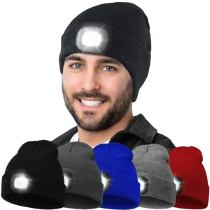 Illuminated Knit Cap Night Walking Fishing