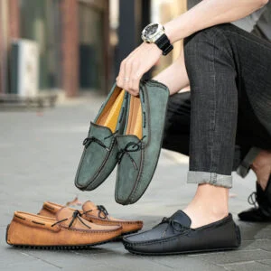 Spring and summer cross-border hot long-term in stock plus size men’s casual bean shoes explosions lazy one-step men’s shoes direct sales