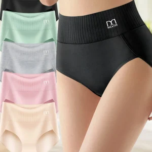 Women's High Waist Cotton Underwear