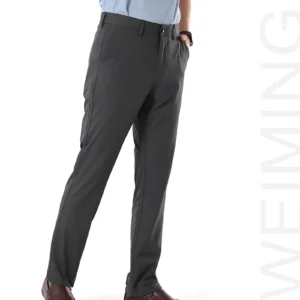 Slim Fit Breathable Men's Business Trousers