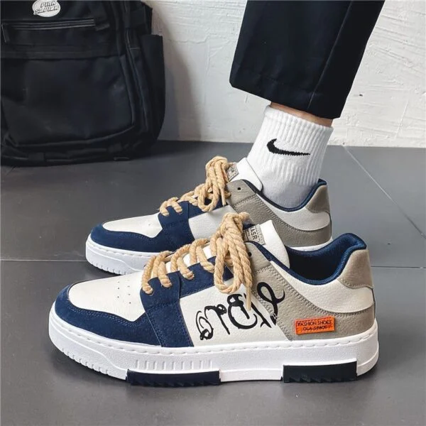 Men’s Casual Lace-Up Board Shoes