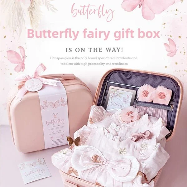 Baby Girl Butterfly Fairy Clothing Gift Set