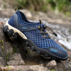 Men's Summer Lightweight Breathable Mesh Hiking Wading Shoes