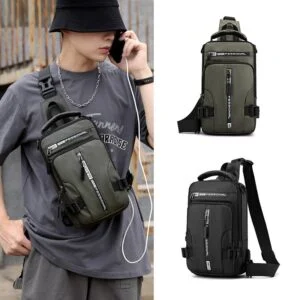 Men's Multifunctional Chest and Crossbody Bag