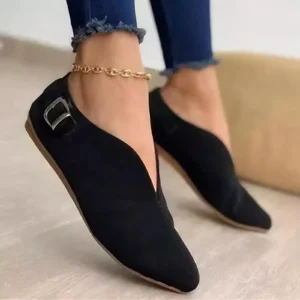 Casual Women’s Suede Slip-on Flat Shoes