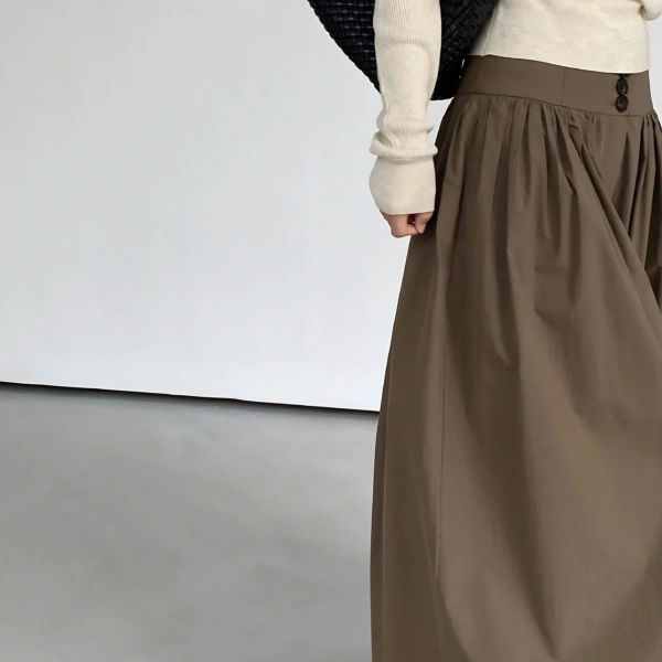 Womens High Waist Wide Leg Cotton Pants