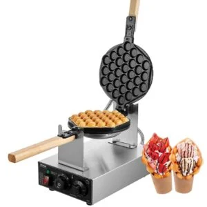 Commercial Bubble Waffle Maker Egg Pancake Baker Machine 140