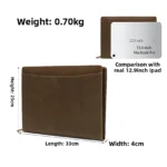 Genuine Leather 15-Inch Tablet Briefcase