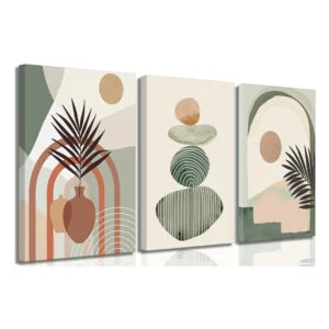 Framed Boho Canvas Wall Art