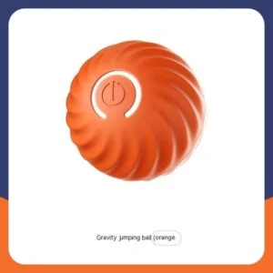 Blue Orange Pet Bouncing Ball Fun