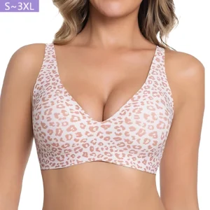 Leopard Print Soft Support Push-Up Underwear