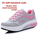 Women's Mesh Rocking Sneakers