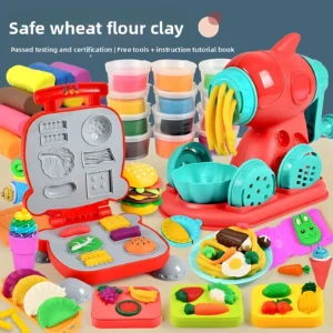 Colored Play Dough Set for Kids