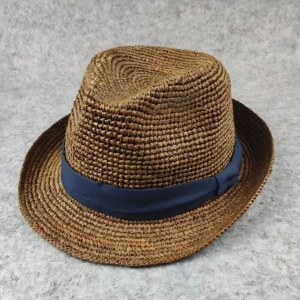 Raffia Straw Hat Wide Brim Jazz Hat Unisex Casual Sun Hat