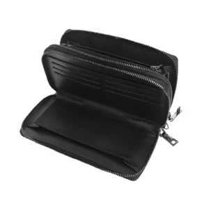 Men’s Leather Fingerprint Lock Smart Wallet