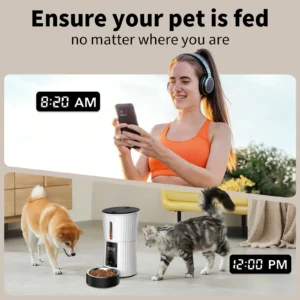 4L Automatic Cat Feeder with Voice Recorder