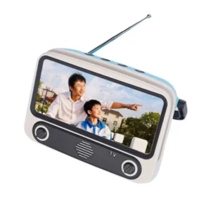 Bluetooth FM Radio Speaker with Phone Holder and Display
