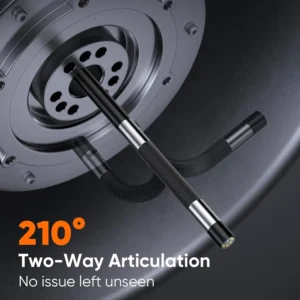 S23 OEM 4.3-Inch 8mm 1.5m 8LED 360 Degree Rotate 2-Way Inspection CMOS Videoscope Articulating Borescope Camera for Cars