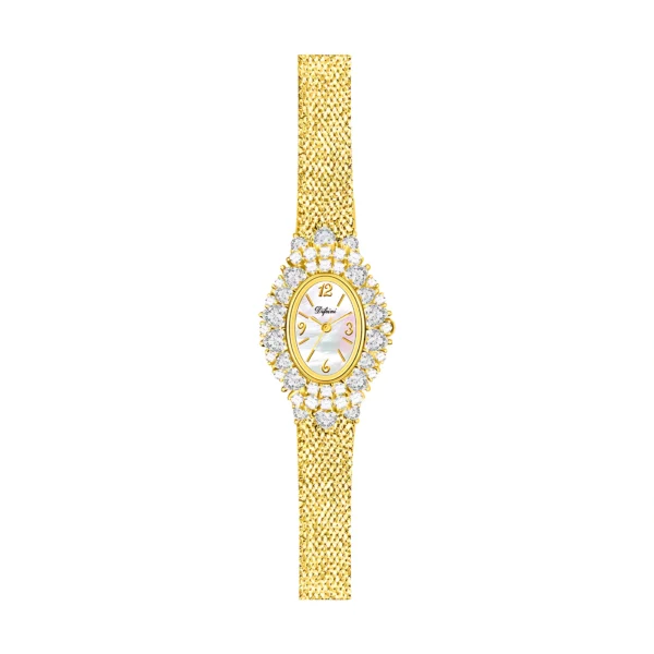 Vintage Gold Quartz Watch for Women