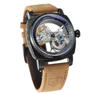 Boys Gifts Transparent Watch Free Shipping USA to USA Top Quality Forsining Hot Selling Men Skeleton Mechanical Watches for Man