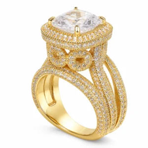 Sparkling Crown Round Ring for Women