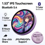 1.5-Inch Programmable Digital Badge with App Control