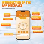 Rechargeable Heated Socks with App Control