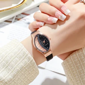 New Women’S Business Luxury Fashion Quartz Watch, Quartz Movement,Daily and Formal Occasion Wristwatch,Birthday Gift,Anniversary
